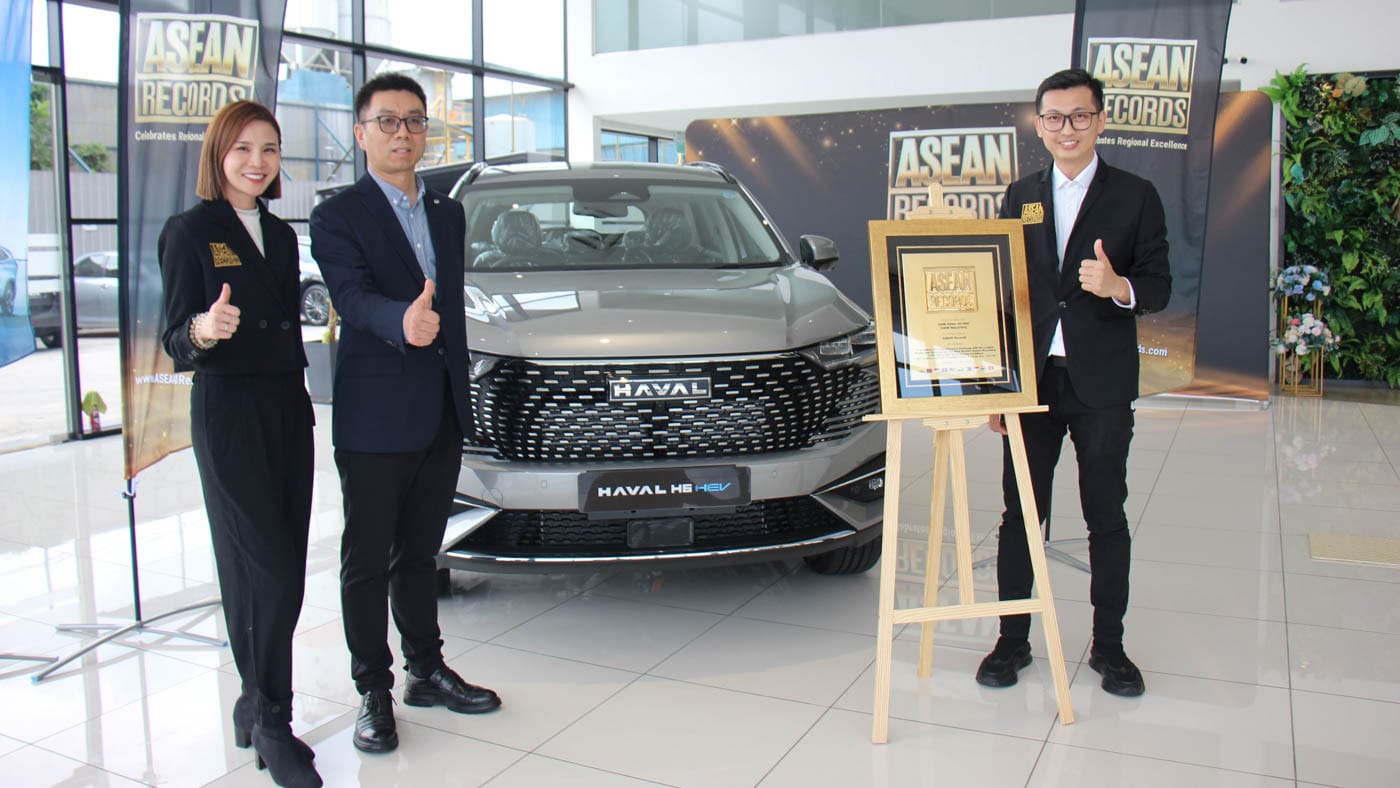 Haval H6 HEV установил рекорд ASEAN по пробегу на одном баке — 1242 км
